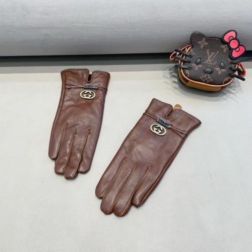 Gucci Gloves For Women #1260811 $48.00 USD, Wholesale Replica Gucci Gloves