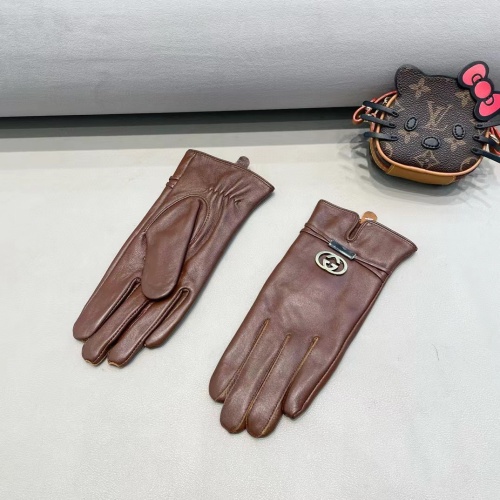 Replica Gucci Gloves For Women #1260811 $48.00 USD for Wholesale