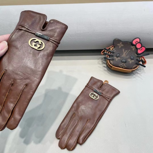 Replica Gucci Gloves For Women #1260811 $48.00 USD for Wholesale