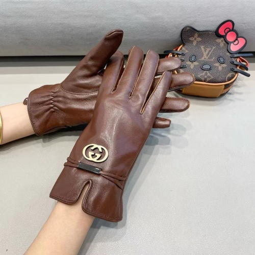 Replica Gucci Gloves For Women #1260811 $48.00 USD for Wholesale