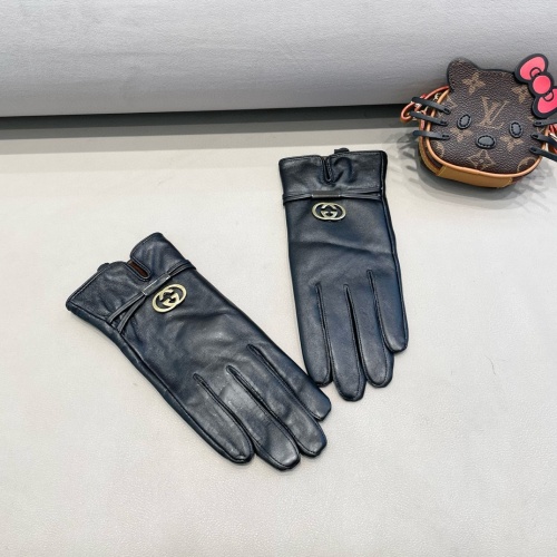 Gucci Gloves For Women #1260812 $48.00 USD, Wholesale Replica Gucci Gloves