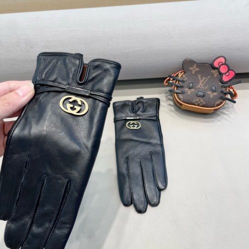 Replica Gucci Gloves For Women #1260812 $48.00 USD for Wholesale