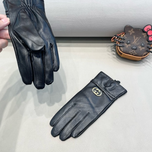 Replica Gucci Gloves For Women #1260812 $48.00 USD for Wholesale