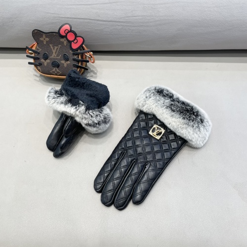 Replica Louis Vuitton LV Gloves For Women #1260816 $52.00 USD for Wholesale