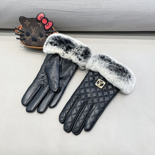 Replica Louis Vuitton LV Gloves For Women #1260816 $52.00 USD for Wholesale