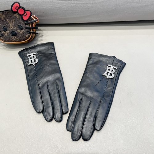 Burberry Gloves For Women #1260817 $48.00 USD, Wholesale Replica Burberry Gloves