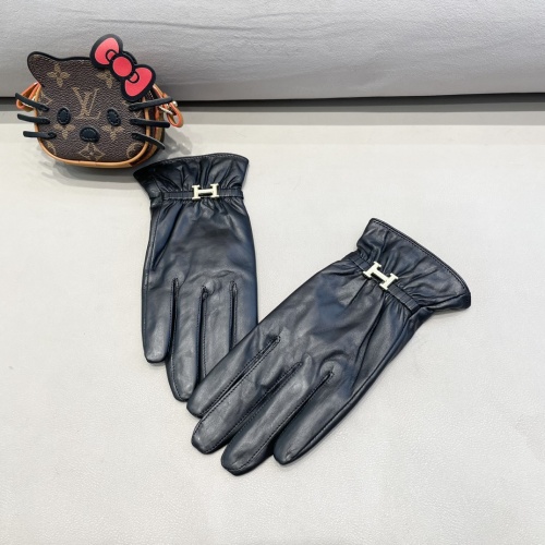 Hermes Gloves For Women #1260820 $48.00 USD, Wholesale Replica Hermes Gloves