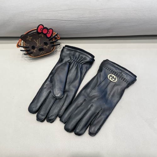 Replica Gucci Gloves For Men #1260823 $52.00 USD for Wholesale