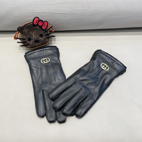 Replica Gucci Gloves For Men #1260823 $52.00 USD for Wholesale