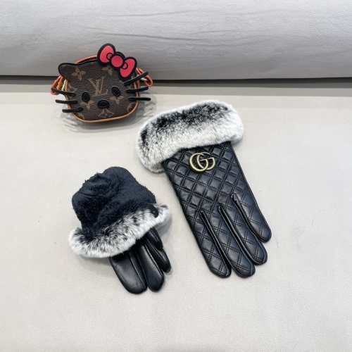 Replica Gucci Gloves For Women #1260824 $52.00 USD for Wholesale