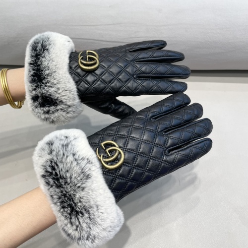 Replica Gucci Gloves For Women #1260824 $52.00 USD for Wholesale