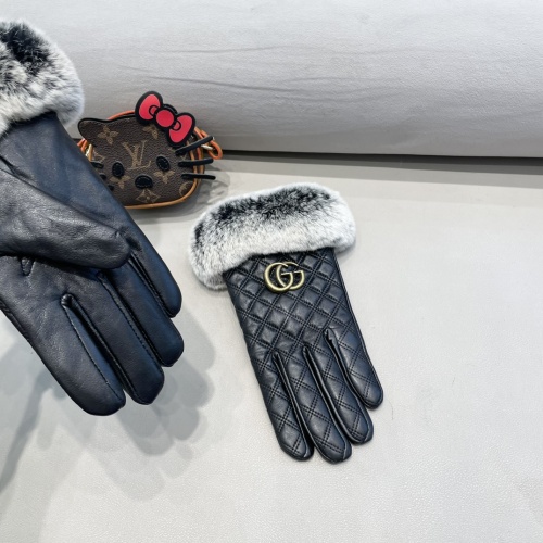 Replica Gucci Gloves For Women #1260824 $52.00 USD for Wholesale