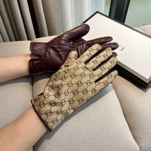 Replica Gucci Gloves For Women #1260825 $52.00 USD for Wholesale