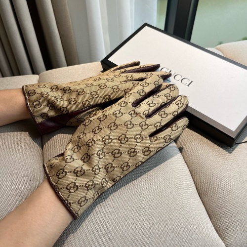 Replica Gucci Gloves For Women #1260825 $52.00 USD for Wholesale