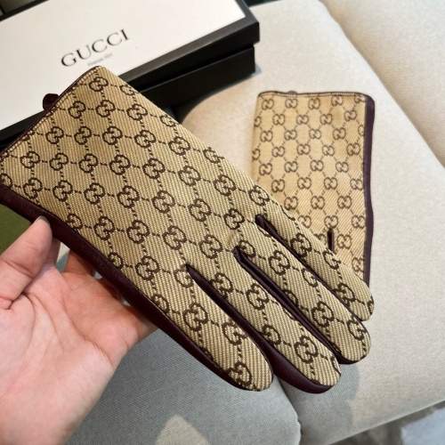 Replica Gucci Gloves For Women #1260825 $52.00 USD for Wholesale