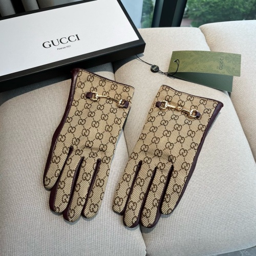 Gucci Gloves For Women #1260827 $60.00 USD, Wholesale Replica Gucci Gloves