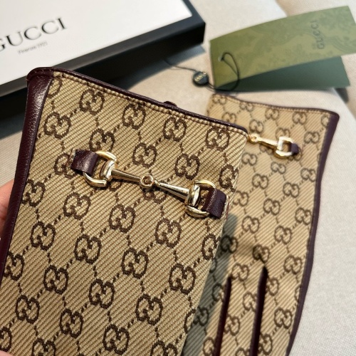 Replica Gucci Gloves For Women #1260827 $60.00 USD for Wholesale