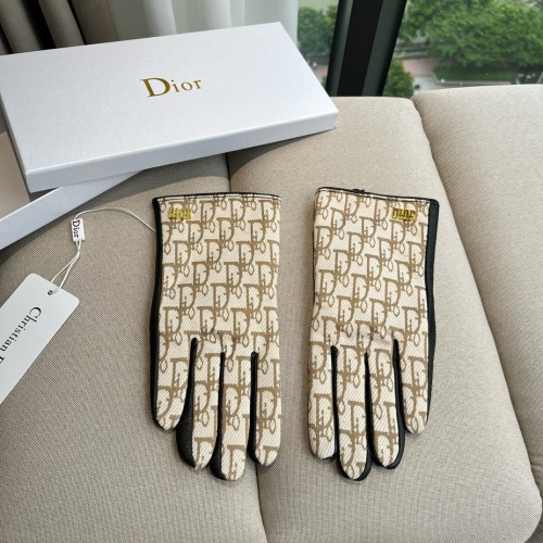 Christian Dior Gloves For Women #1260831 $60.00 USD, Wholesale Replica Christian Dior Gloves