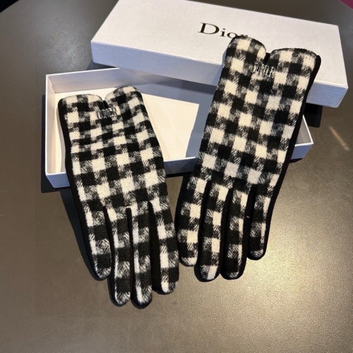 Replica Christian Dior Gloves #1260833 $34.00 USD for Wholesale