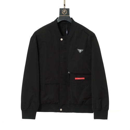 Prada Jackets Long Sleeved For Men #1260841 $82.00 USD, Wholesale Replica Prada Jackets