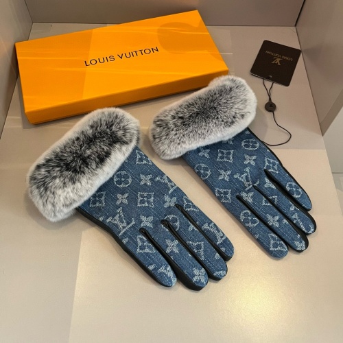 Louis Vuitton LV Gloves For Women #1260846 $60.00 USD, Wholesale Replica Louis Vuitton LV Gloves