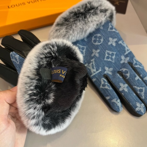 Replica Louis Vuitton LV Gloves For Women #1260846 $60.00 USD for Wholesale