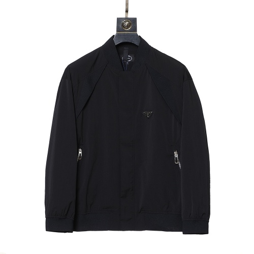 Prada Jackets Long Sleeved For Men #1260847 $82.00 USD, Wholesale Replica Prada Jackets