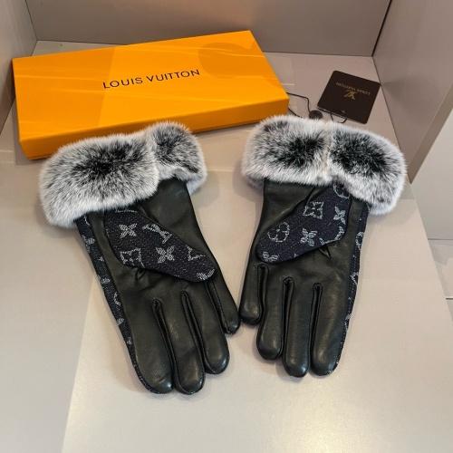 Replica Louis Vuitton LV Gloves For Women #1260849 $60.00 USD for Wholesale