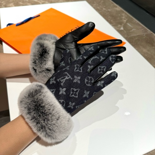 Replica Louis Vuitton LV Gloves For Women #1260849 $60.00 USD for Wholesale