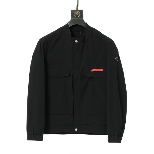 Prada Jackets Long Sleeved For Men #1260851 $82.00 USD, Wholesale Replica Prada Jackets