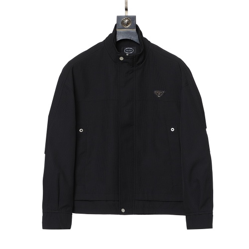 Prada Jackets Long Sleeved For Men #1260852 $82.00 USD, Wholesale Replica Prada Jackets