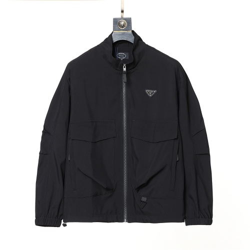 Prada Jackets Long Sleeved For Men #1260854 $82.00 USD, Wholesale Replica Prada Jackets