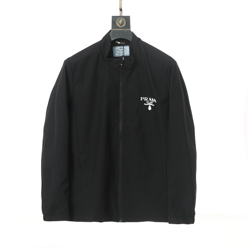 Prada Jackets Long Sleeved For Men #1260857 $82.00 USD, Wholesale Replica Prada Jackets