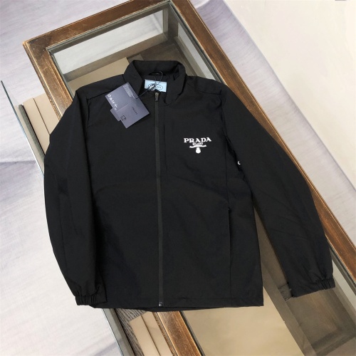 Replica Prada Jackets Long Sleeved For Men #1260857 $82.00 USD for Wholesale