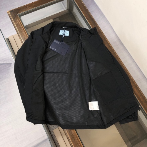 Replica Prada Jackets Long Sleeved For Men #1260857 $82.00 USD for Wholesale