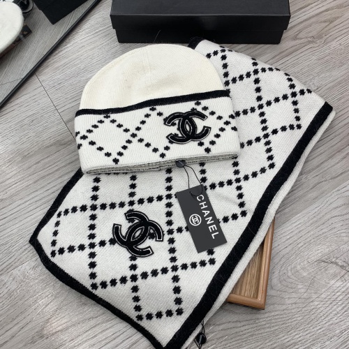 Chanel Hat and Scarf Set #1260866 $52.00 USD, Wholesale Replica Chanel Hat and Scarf and Glove Set