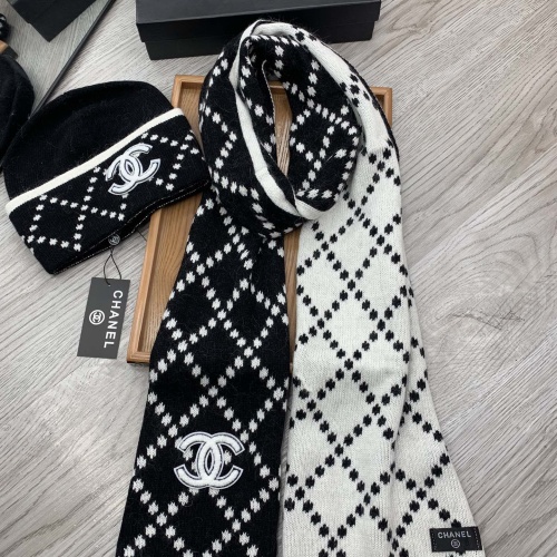 Replica Chanel Hat and Scarf Set #1260867 $52.00 USD for Wholesale