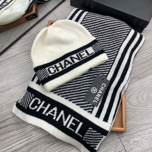 Chanel Hat and Scarf Set #1260870 $52.00 USD, Wholesale Replica Chanel Hat and Scarf and Glove Set