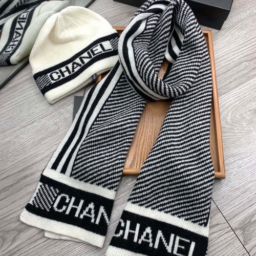 Replica Chanel Hat and Scarf Set #1260870 $52.00 USD for Wholesale