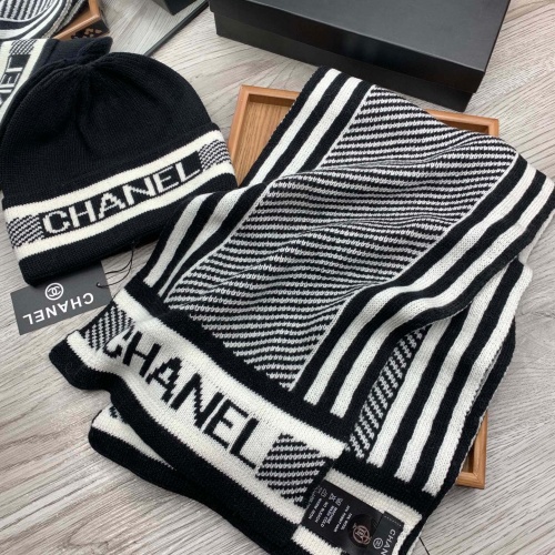 Replica Chanel Hat and Scarf Set #1260871 $52.00 USD for Wholesale