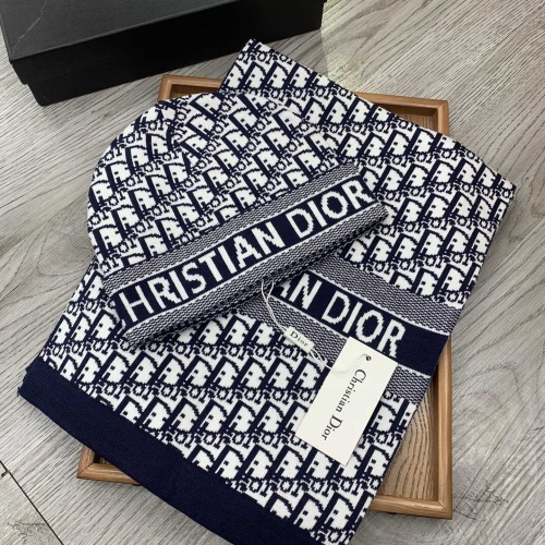 Christian Dior Hat and Scarf Set #1260872 $52.00 USD, Wholesale Replica Christian Dior Hat and Scarf and Glove Set