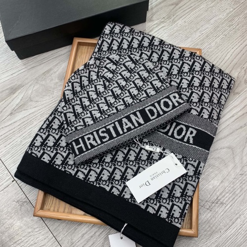 Christian Dior Hat and Scarf Set #1260873 $52.00 USD, Wholesale Replica Christian Dior Hat and Scarf and Glove Set