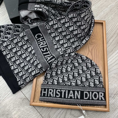 Replica Christian Dior Hat and Scarf Set #1260873 $52.00 USD for Wholesale