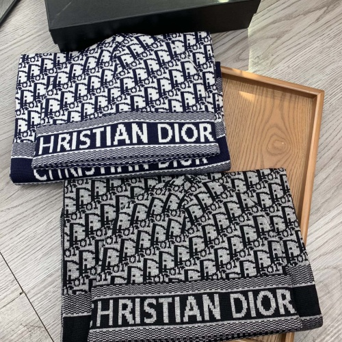 Replica Christian Dior Hat and Scarf Set #1260873 $52.00 USD for Wholesale