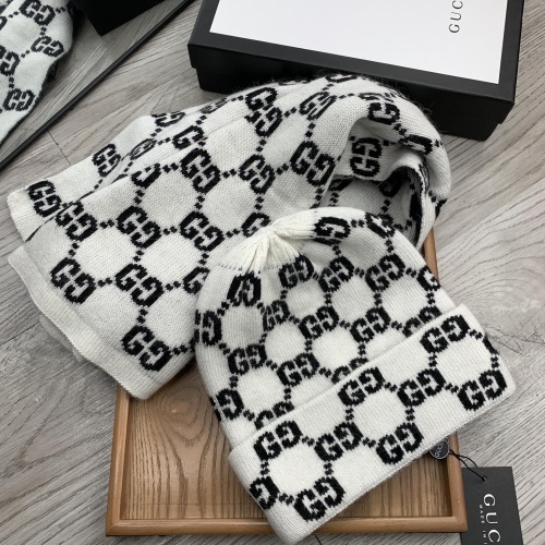 Replica Gucci Hat and Scarf Set #1260874 $52.00 USD for Wholesale