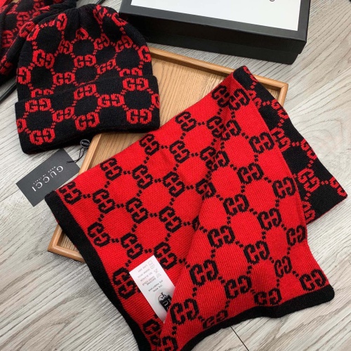 Replica Gucci Hat and Scarf Set #1260876 $52.00 USD for Wholesale