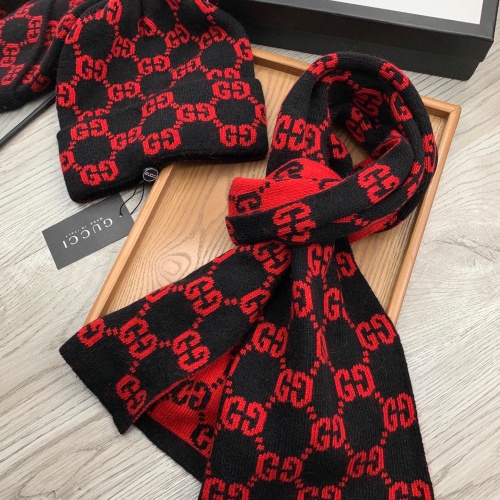 Replica Gucci Hat and Scarf Set #1260876 $52.00 USD for Wholesale