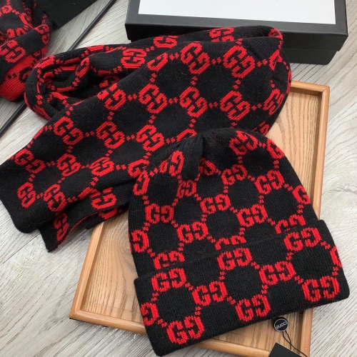 Replica Gucci Hat and Scarf Set #1260876 $52.00 USD for Wholesale