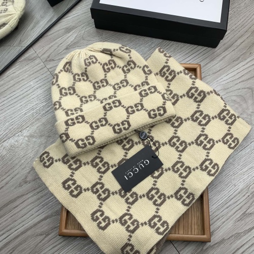 Gucci Hat and Scarf Set #1260877 $52.00 USD, Wholesale Replica Gucci Hat and Scarf and Glove Set