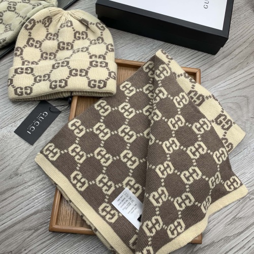 Replica Gucci Hat and Scarf Set #1260877 $52.00 USD for Wholesale